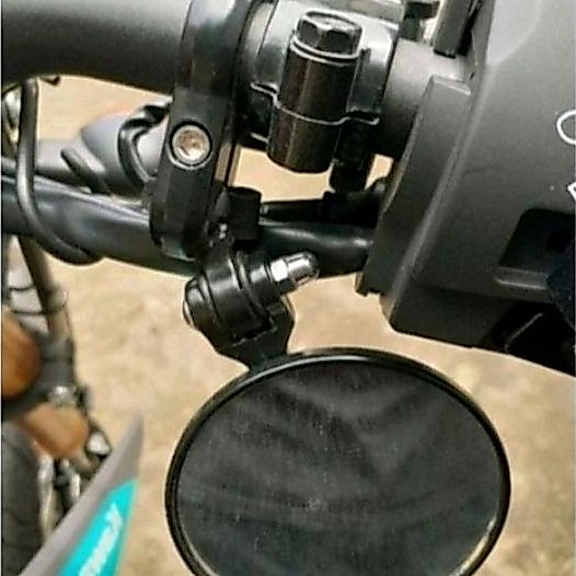 DY107 - Spion Bulat SuperMoto Spion Jepit stang Klx150 Crf150 Wr155 Pnp