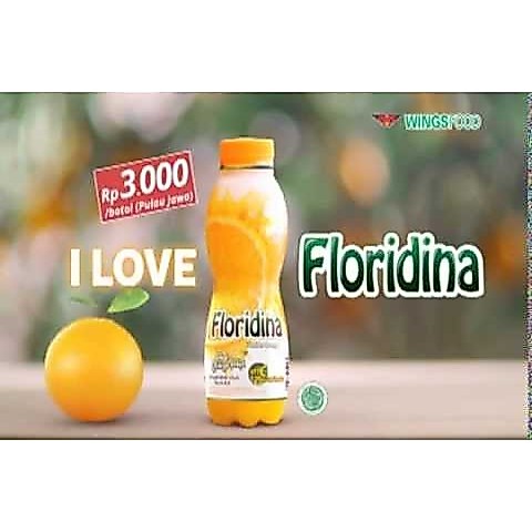 FLORIDINA JERUK / COCO [1 BOTOL Isi 350ml] - Minuman Dengan Bulir Jeruk Asli Rasa Jeruk / Coco Murah