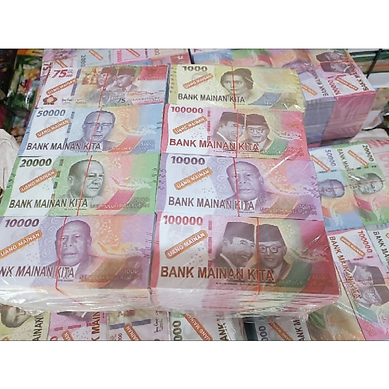 1 IKAT UANG MAINAN(1000 LEMBAR)
