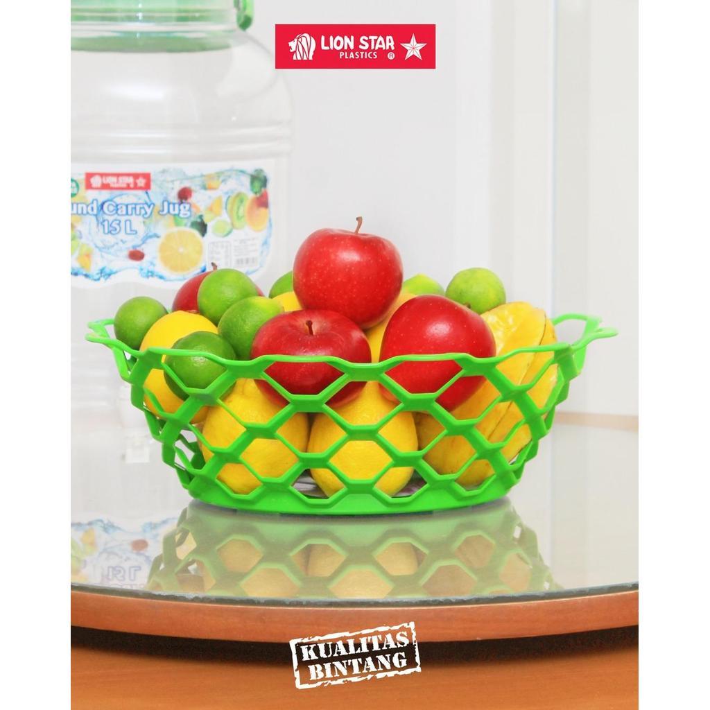 HOMTON Lion Star BW-47 Veji Basket Large Keranjang Buah Sayur Wadah Makanan Food Grade BPA Free Plas
