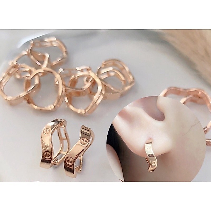 ANTING DEWASA WANITA CARTIER EMAS ASLI KADAR 375/8K