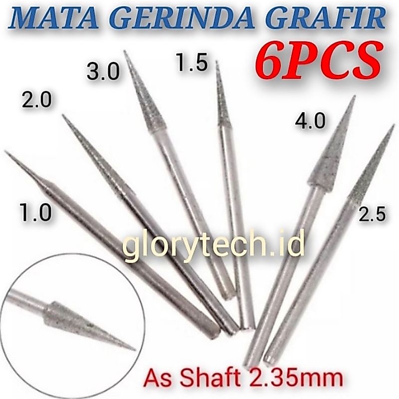 MATA BOR GERINDA DIAMOND UKIR POTONG POLES BATU AKIK /MATA GERINDA GRAFIR UKIR BATU KACA