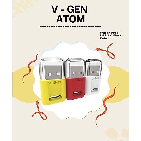 FLASHDISK VGEN 8GB 16GB 32GB 64GB ATOM ORIGINAL