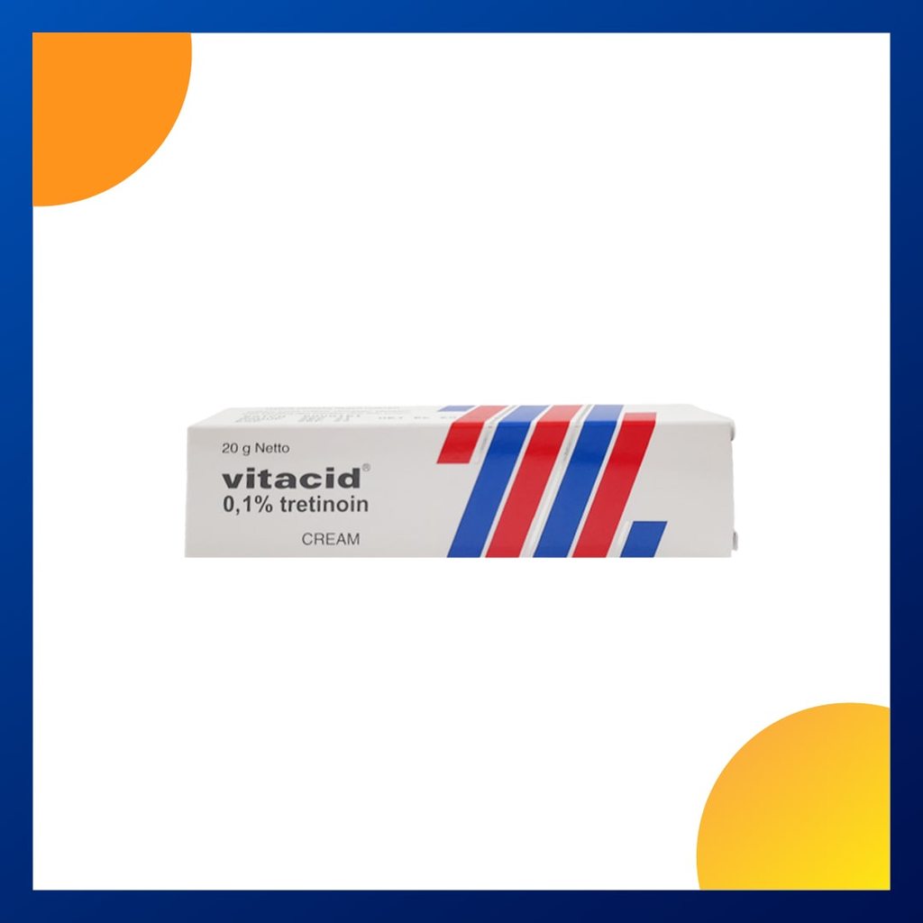 VITACID 0.1% CREAM 1 TUBE @ 20 G