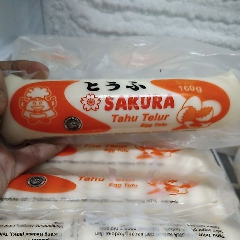 Sakura 180gr Tahu Jepang/ Tofu telur sakura /Tahu Sutra