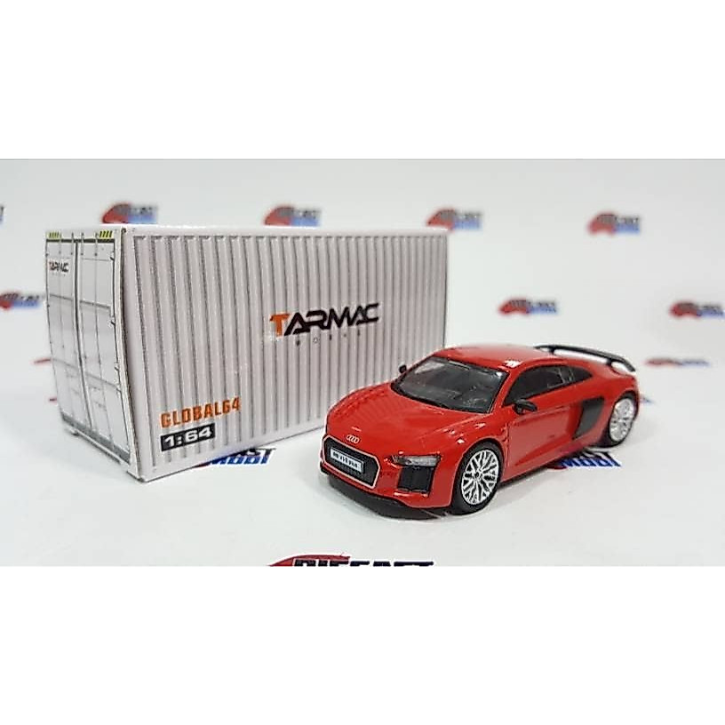 Tarmac Global64 Audi R8 V10 Dynamite Red Merah