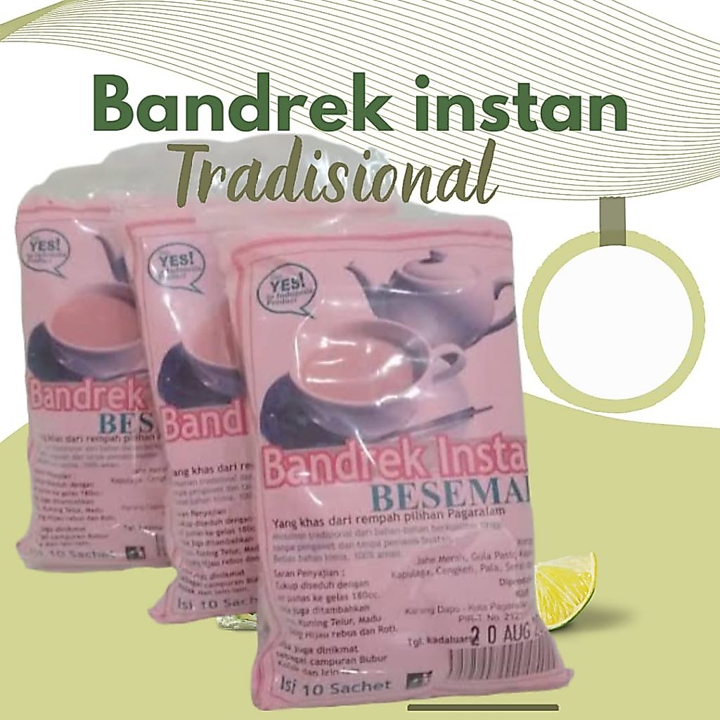 Bandrek instant  jahe merah bubuk jahe asli pagaralam