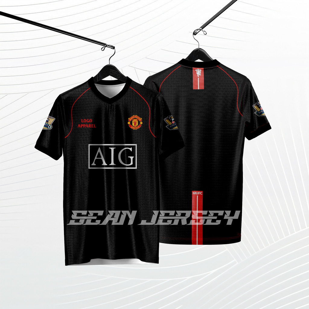 Jersey MU UTD 2007 Full Printing Gratis Nama dan Nomor Punggung