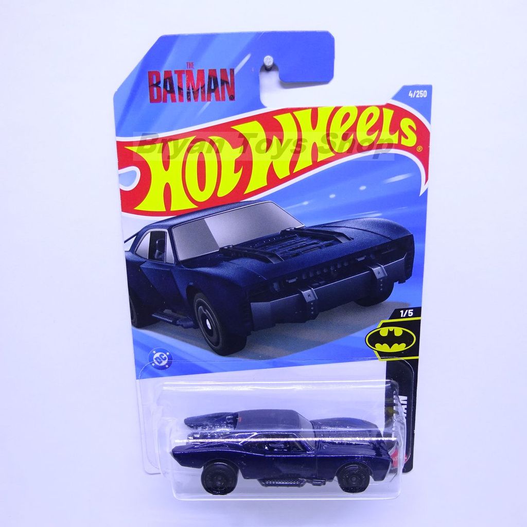 Hot Wheels Batmobile The Batman Biru