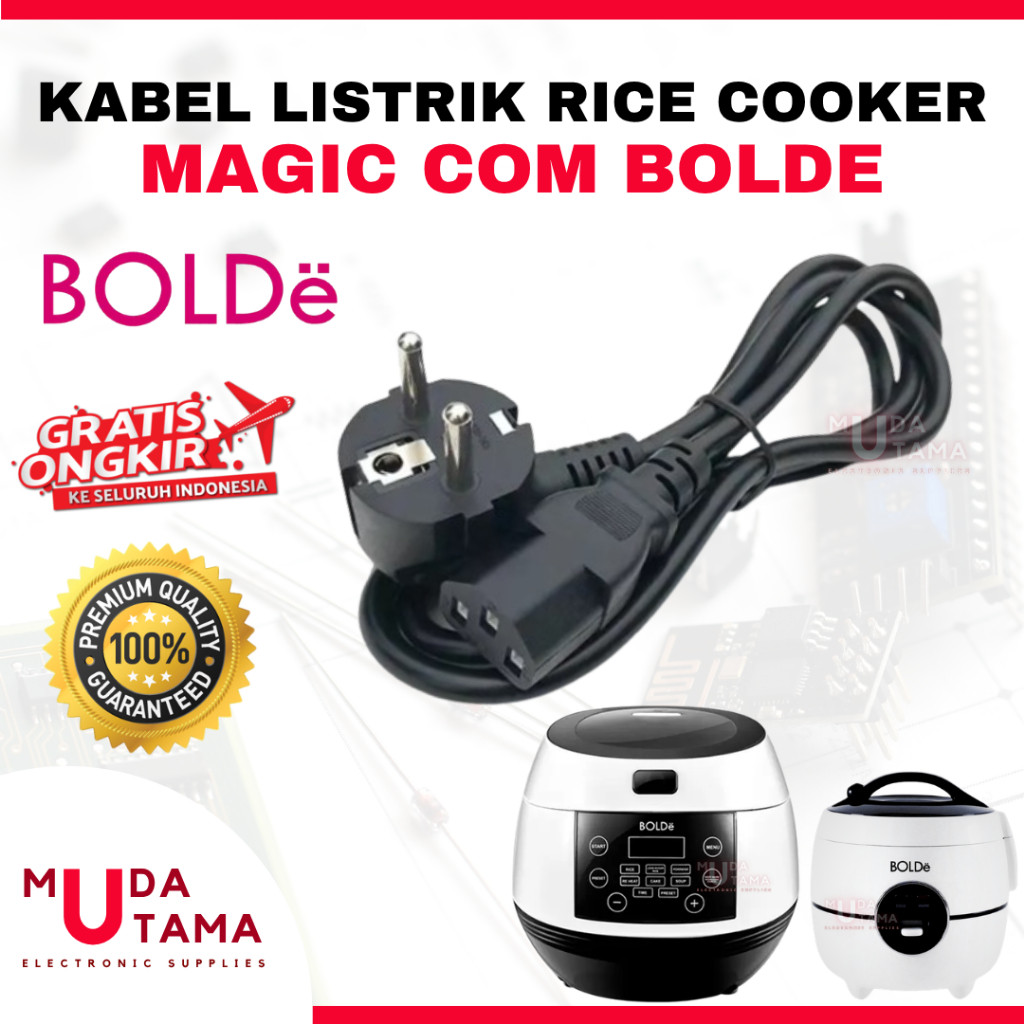 Kabel Rice Cooker MagicCom BOLDE | Cok Kabel MagicCom BOLDE | Kabel Listrik Magic Com BOLDE | Kabel 