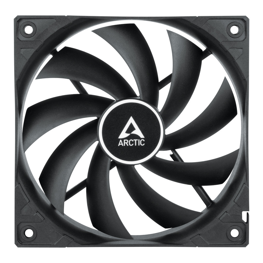 ARCTIC F12 F-12 PWM PST Black - 1x 120mm Fan Case Casing 12cm - 1350RPM