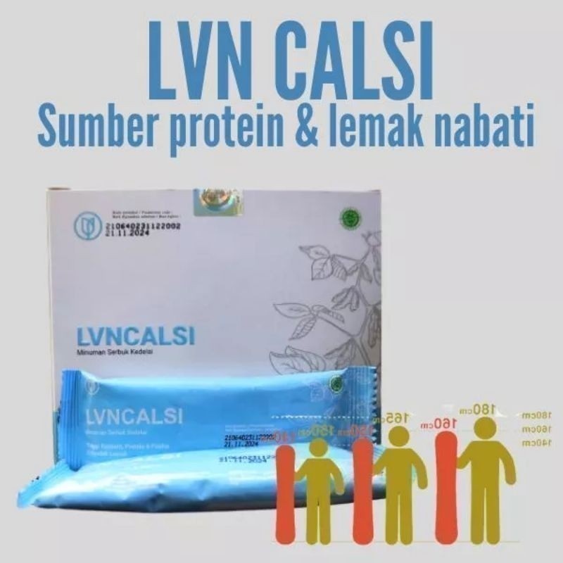 Lvn calsium original 100% isi 1 box 10 sachet.