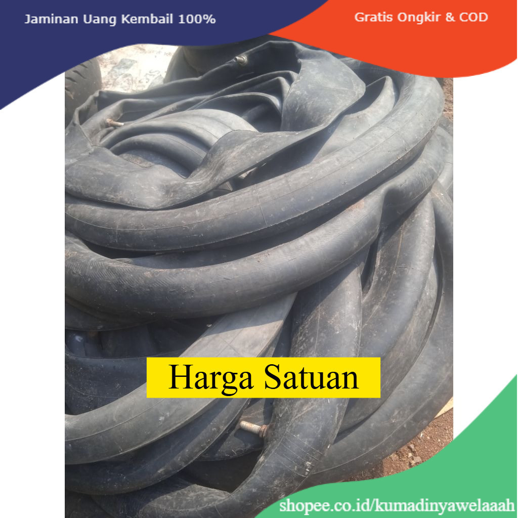 [Harga Eceran] BAN DALAM BEKAS BULET BAHAN TALI, UNTUK BAHAN TALI KARET ELASTIS [LM-NH]