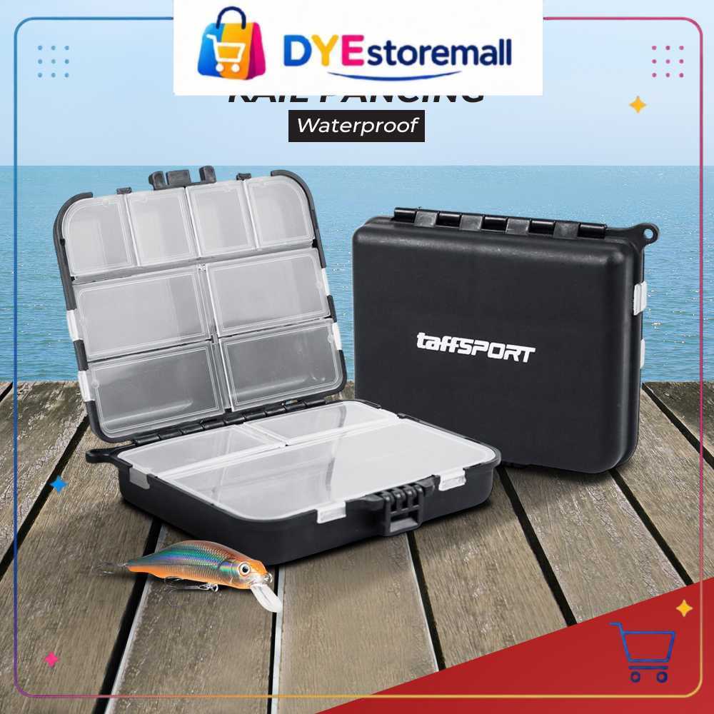 Box Kail Pancing Waterproof TaffSPORT Kotak Perkakas Pancing Multifungsi Tempat Umpan Kail Hook Fish