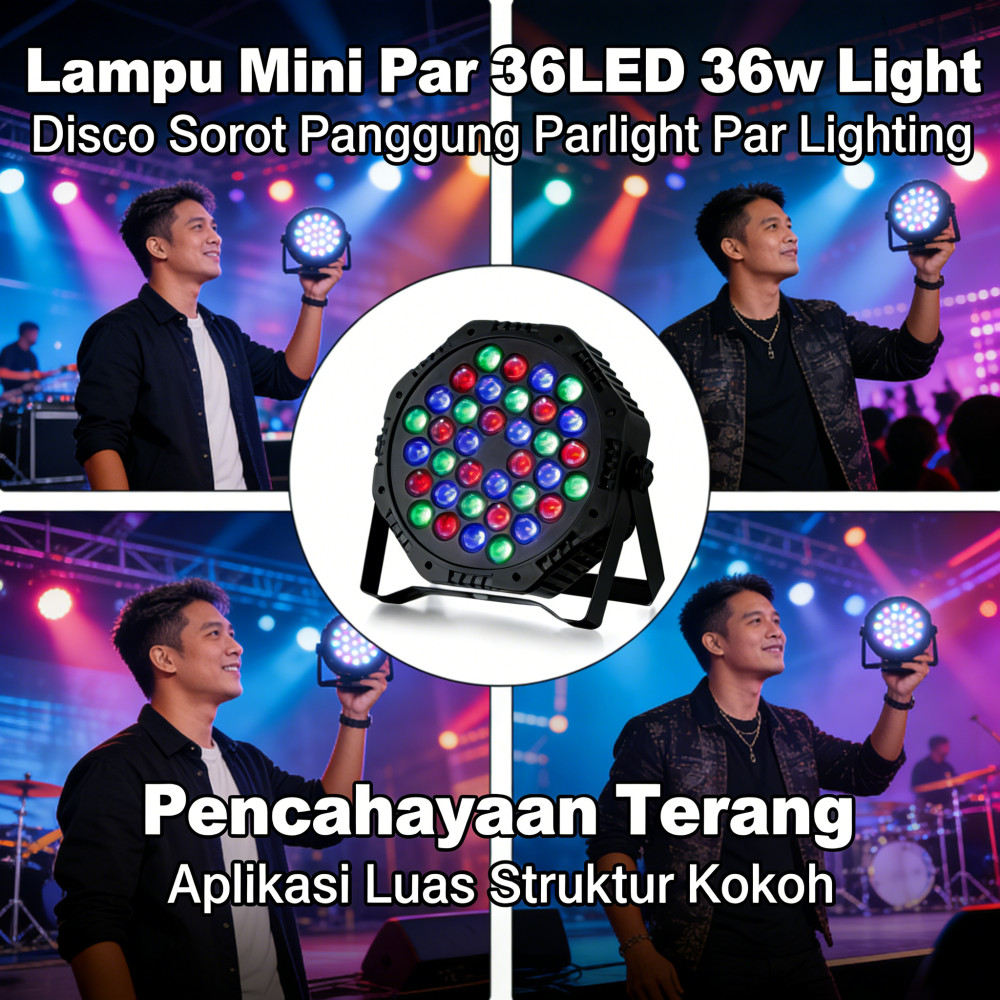 Parlight 36LED 36w Disco Panggung Lampu Sorot Par Par Par
