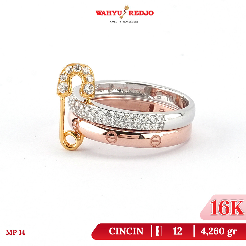 Cincin Peniti Emas Kadar 16K Wahyu Redjo PMR