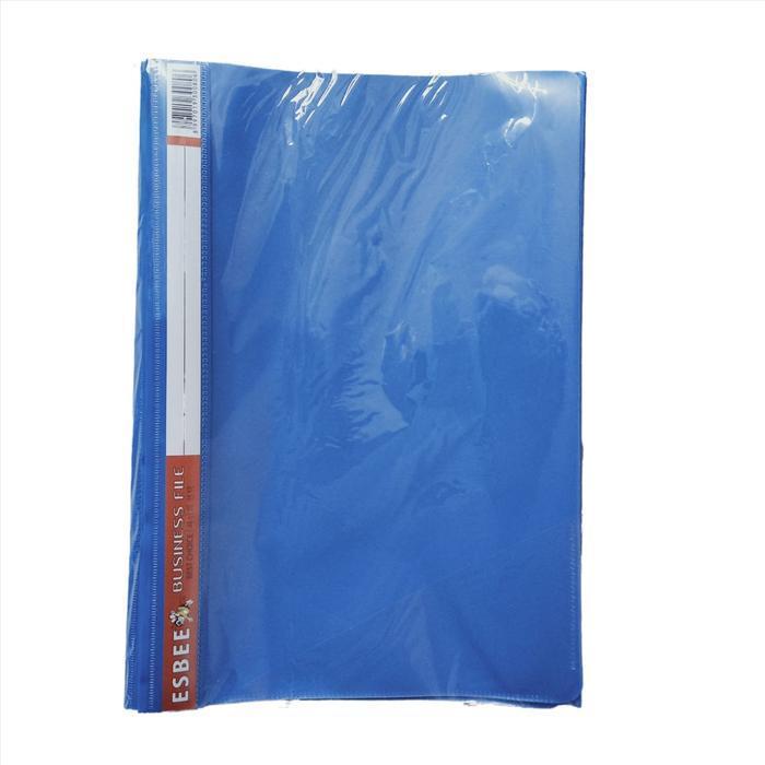 Map Plastik SnailHecter ORENJI Business File F4 Transparan Warna | Folder Dokumen - BIRU