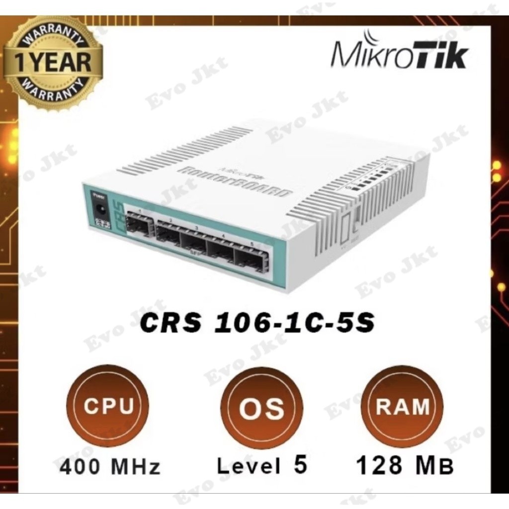 MikroTik CRS 106 1C 5S CRS106-1C-5S