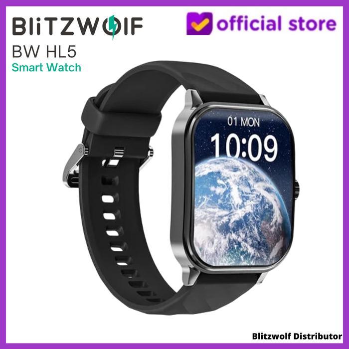 BlitzWolf BW HL5 Smart Watch Ultra-large Screen 2.1 inch 3D HD Blood Glucose Monitoring Body Tempera