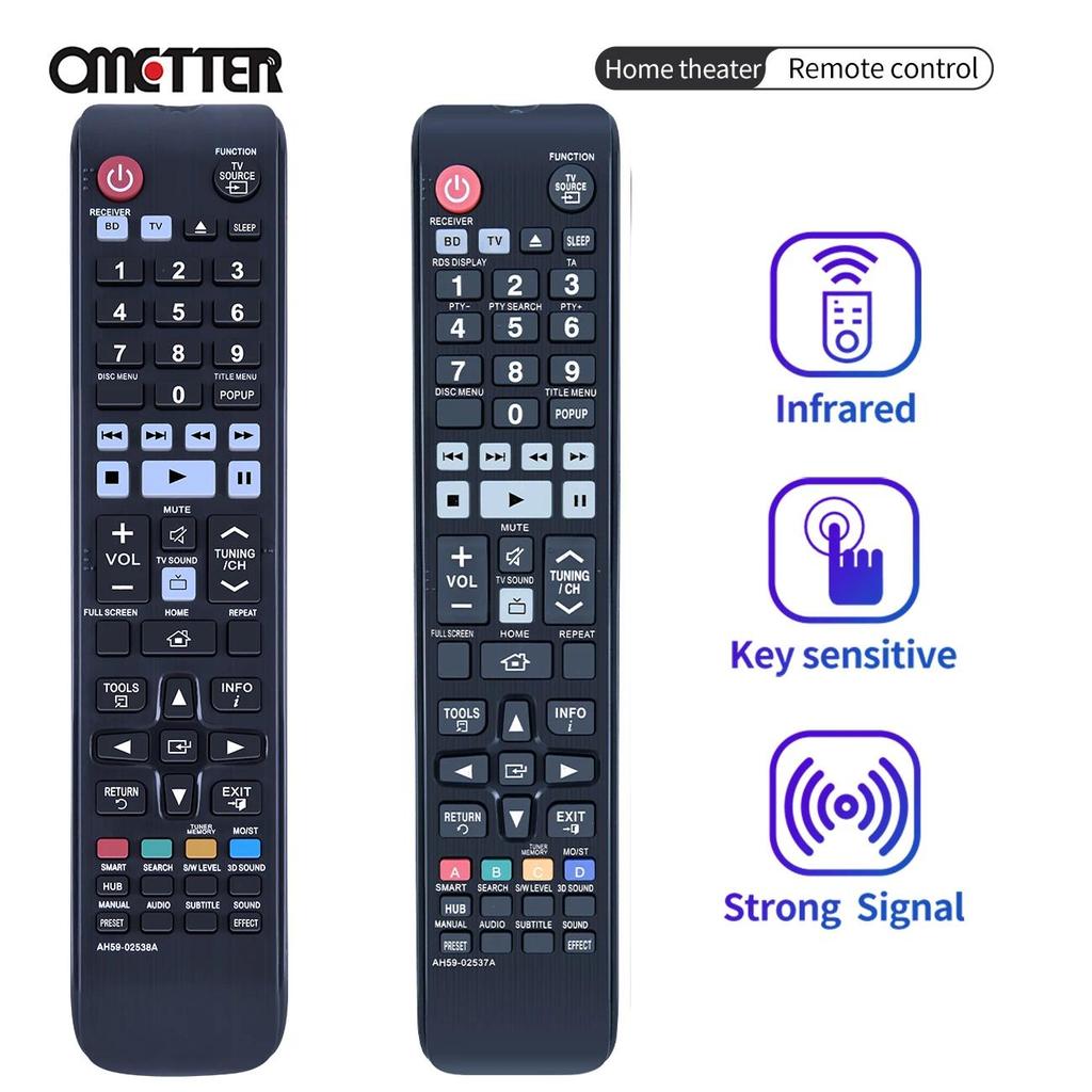 New AH5902538A AH5902537A Remote Control Fit for Samsung Bluray Home Theater System TF6500W HTF5500 