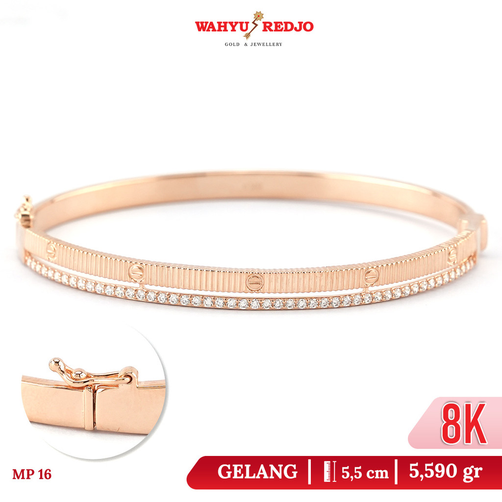 Gelang Emas Double Layer CTR Listring 8K Wahyu Redjo Pameran