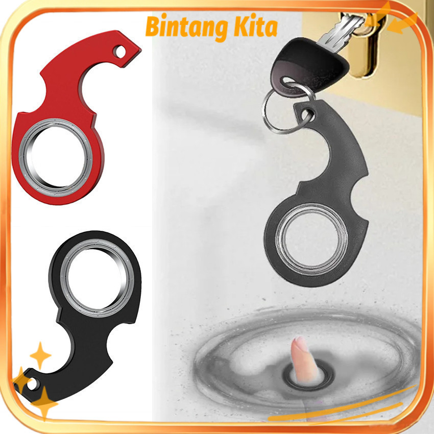 Keychain Fidget Spinner Mainan Gantungan Kunci Karambit Keychain Fidget Spinner Gantungan Kunci Kara