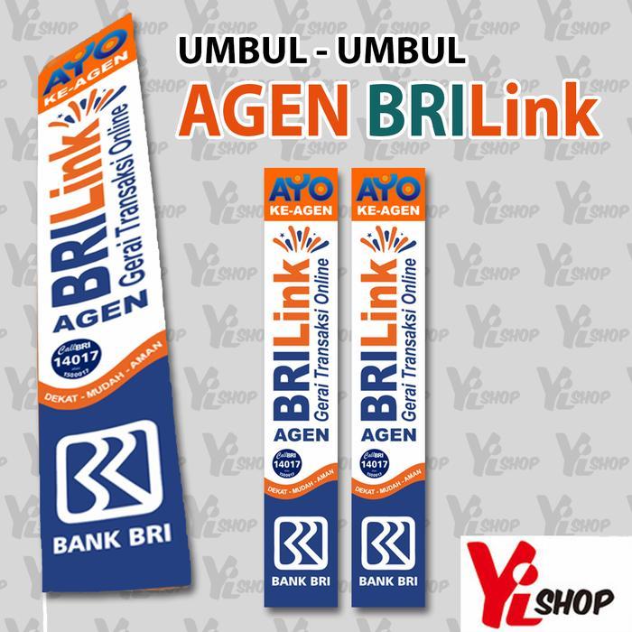 Umbul Umbul Kain Agen Brilink Bank Bri 300x50 cm