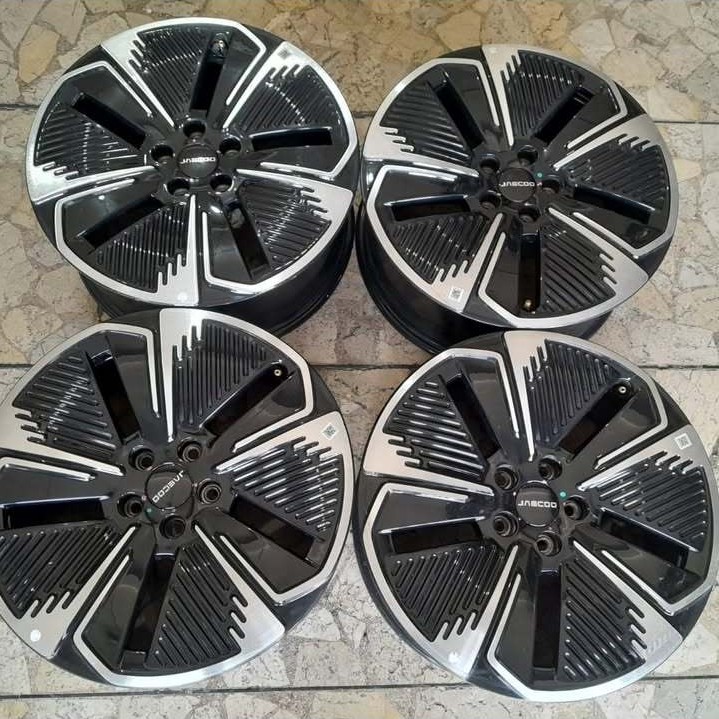 VELG MOBIL SEKEN R18X7,5 COPOTAN JAECOO J5 BAUT 5 MURAH PELEK RING 18 ORIGINAL/OEM PCD 5X108 SEMARAN