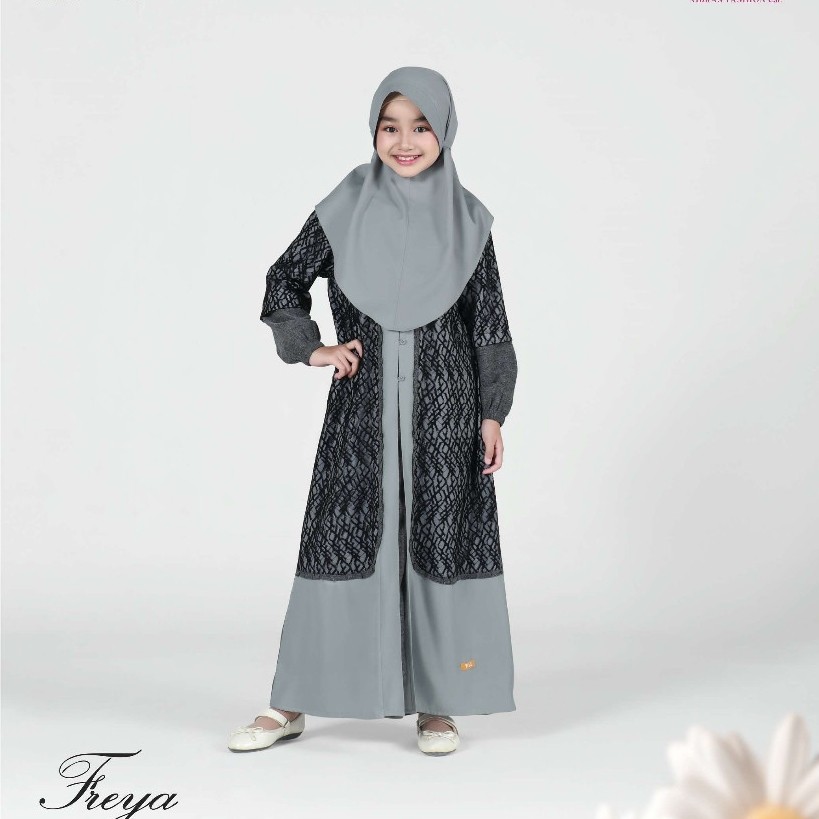 Nibras Gamis Anak Freya Dress Kids Set Baju Muslim Anak Perempuan
