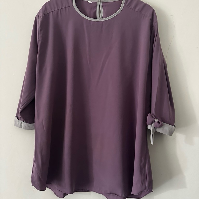 Atasan Ungu/Blouse Ungu/Blouse Casual/Atasan Casual