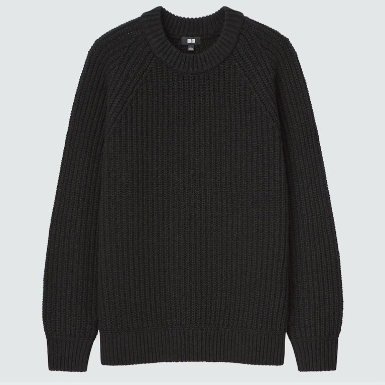 UNIQLO SWEATER KNIT BLACK