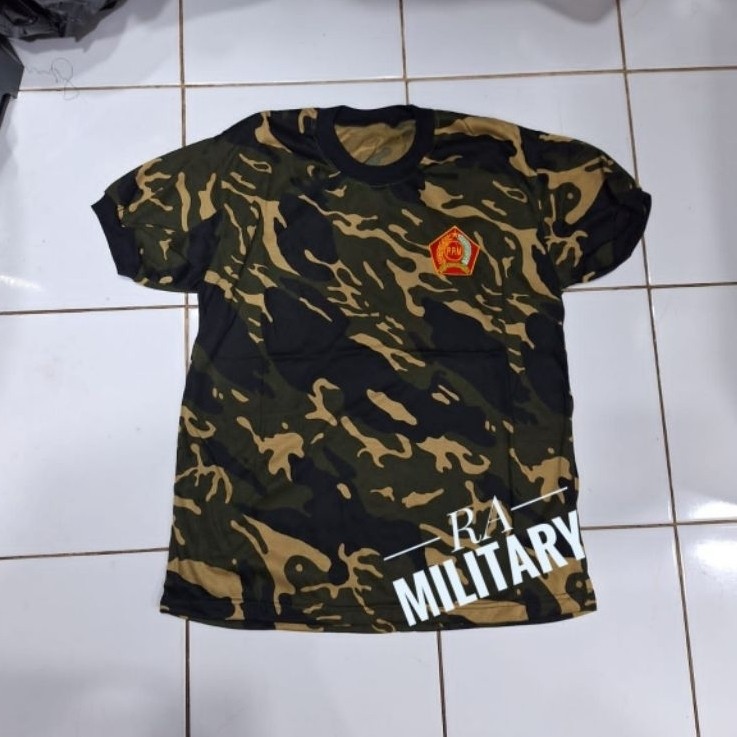 Kaos Oblong Loreng PPM Tangan Pendek