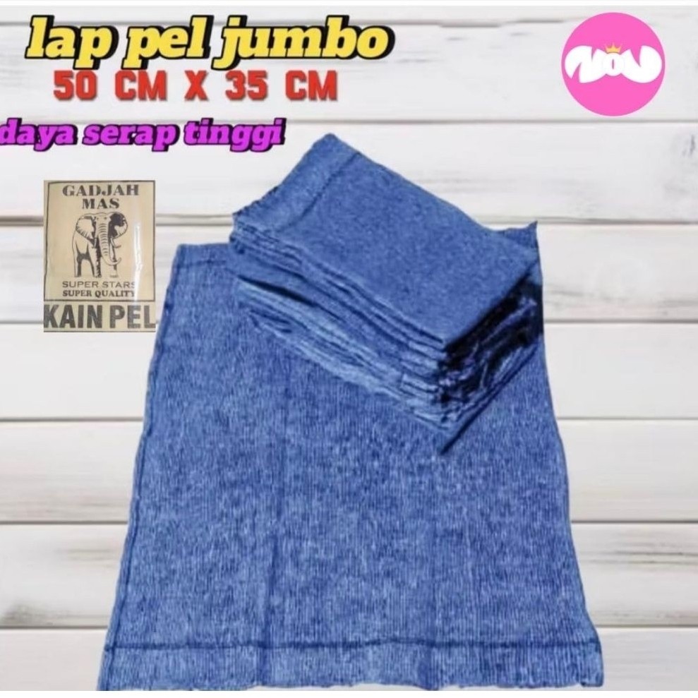 Lap Pel Lantai Jumbo Cap Gadjah Mas Kain Pel Dapur Serbaguna ️