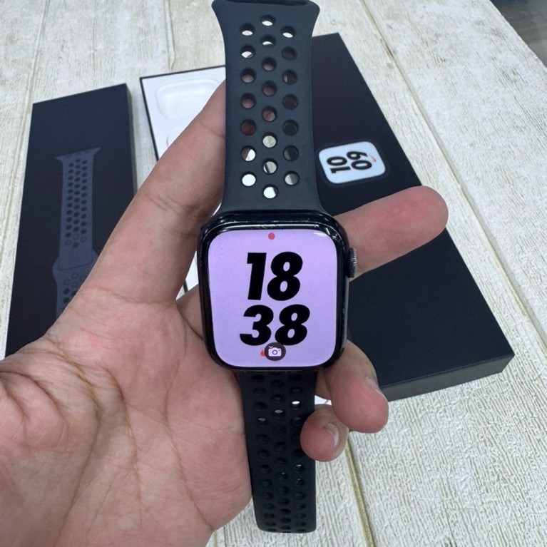 Apple watch series 7 55mm nike+ original ex resmi ibox