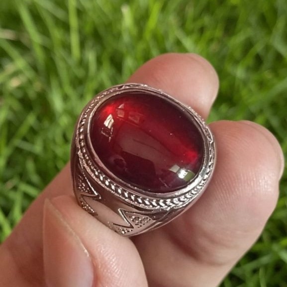 natural red garnet black mamba