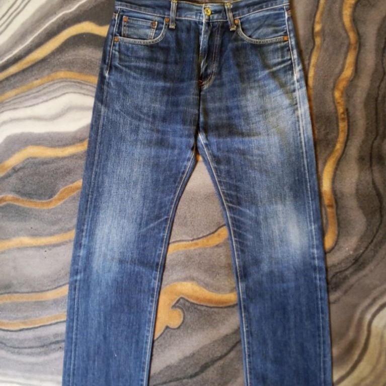 Celana Panjang Jeans Uniqlo Selvedge Second Original