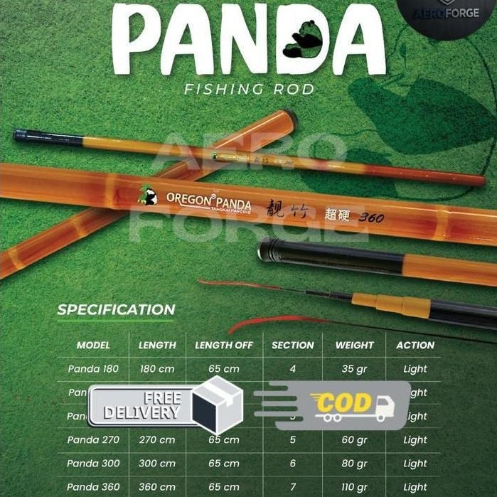 Joran Tegek Fiber Oregon Panda 180 s/d 540 - 540