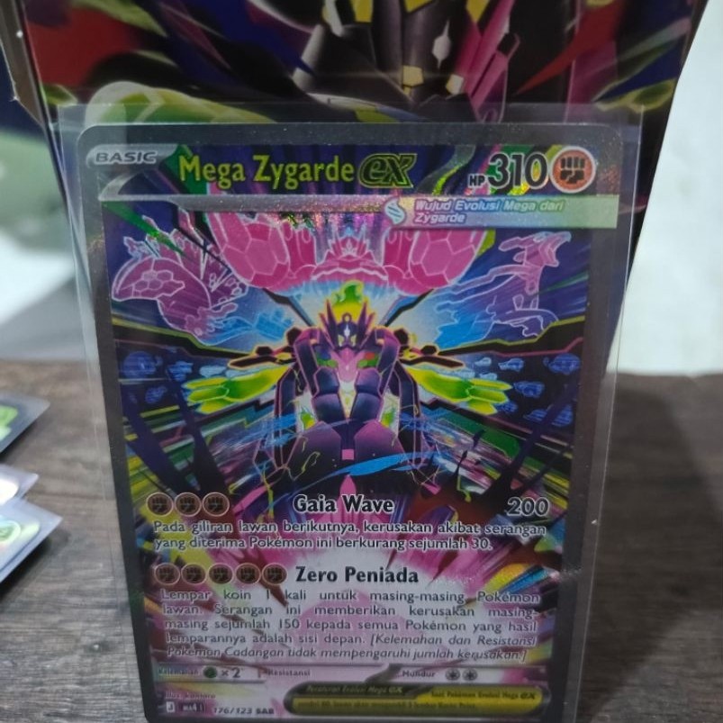 Mega Zygarde EX SAR 176/123 MA4 Ledakan Peniada