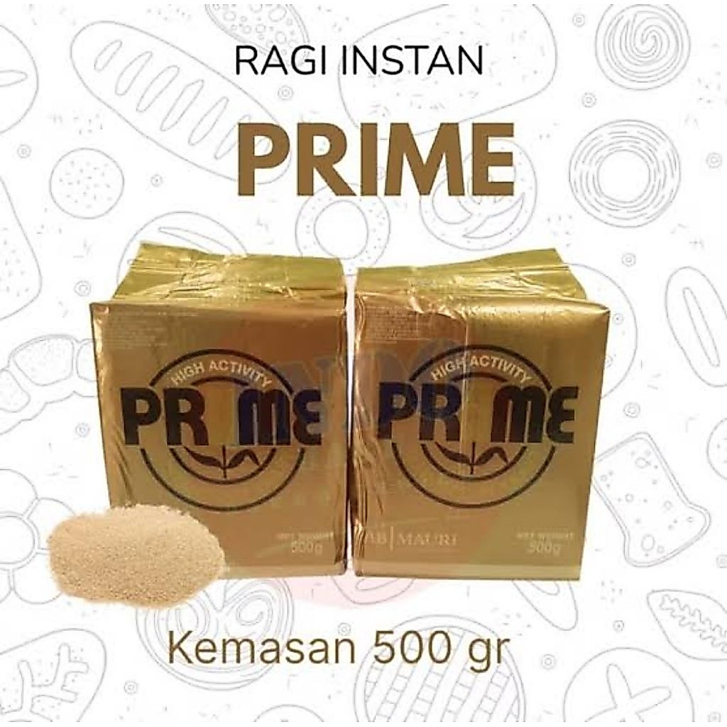 Prime Ragi Kering Instan 500gr - Berkualitas Tinggi, Cocok untuk Roti Gula Tinggi & Rendah