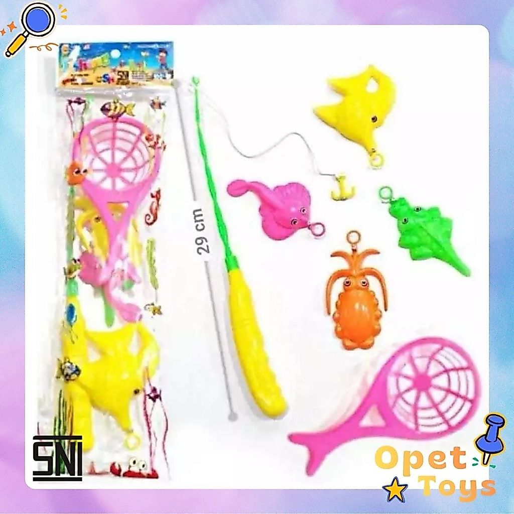 [OT] SNI Mainan Fishing Pancingan Magnet Ikan / Mainan Fishing Pancingan Magnet Ikan