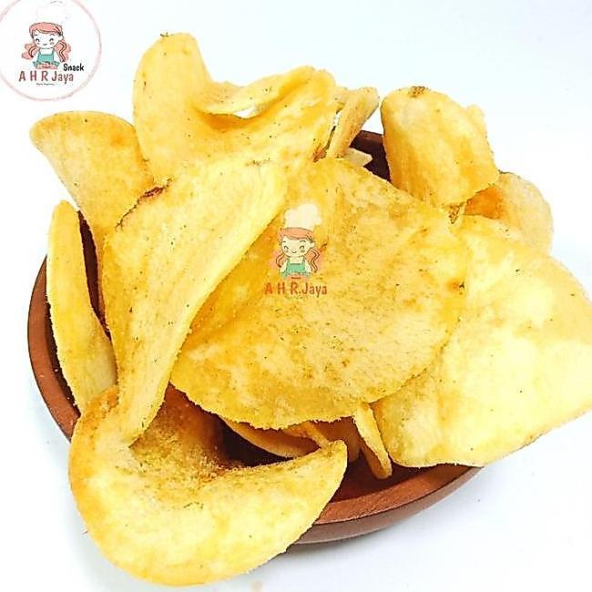 Keripik Kentang 1Kg Asin Gurih Keripik Curah Kentang Crispy