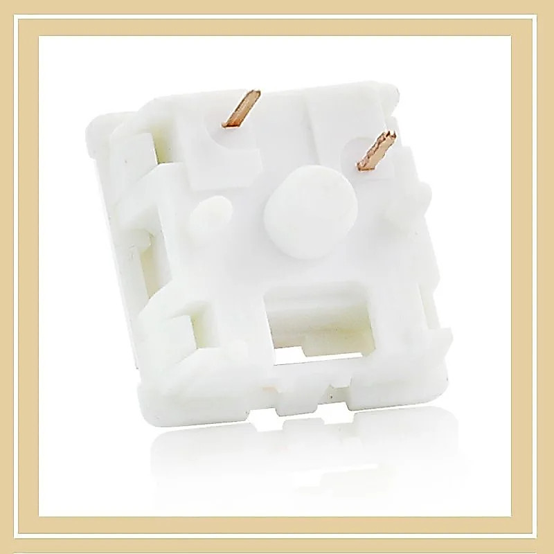 Outemu Switches Lubed Mechanical Keyboard Switch 5Pin Silent Tactile Linear Cream Yellow Pro Custom
