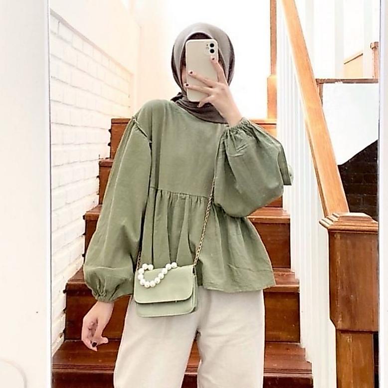 Termurah Alensa Blouse Atasan Wanita Casual