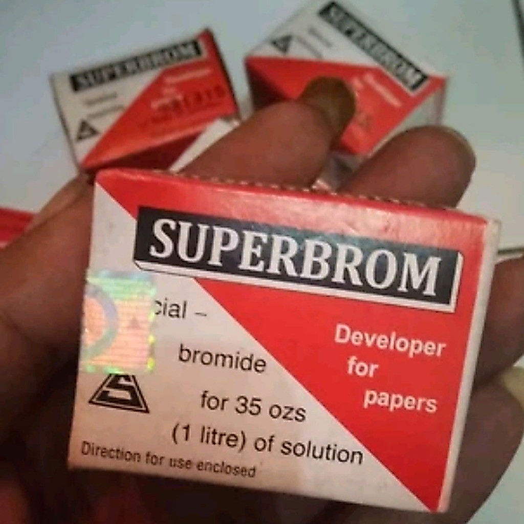 superbrom developer negatif film BW expired