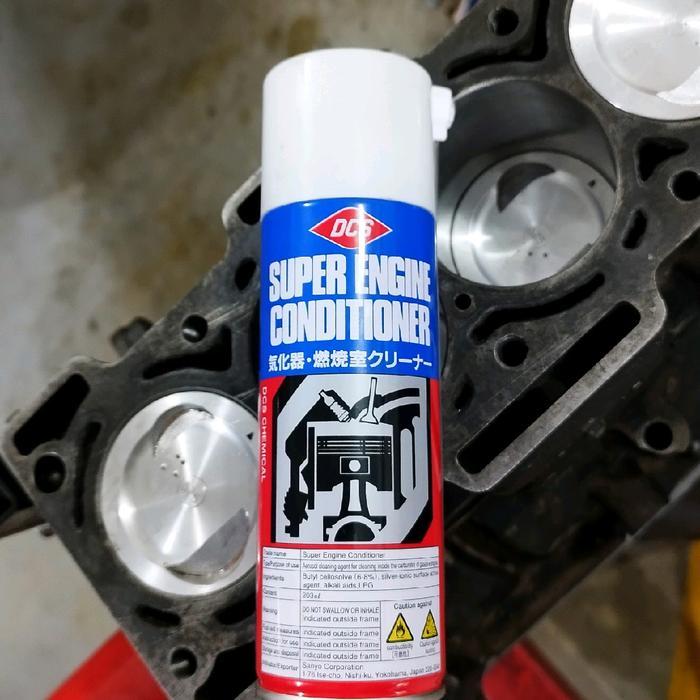 DCS SUPER ENGINE CONDITIONER , Cairan Foam Tune-Up , Pembersih Kerak Karbon Ruang Bakar Mobil , Carb