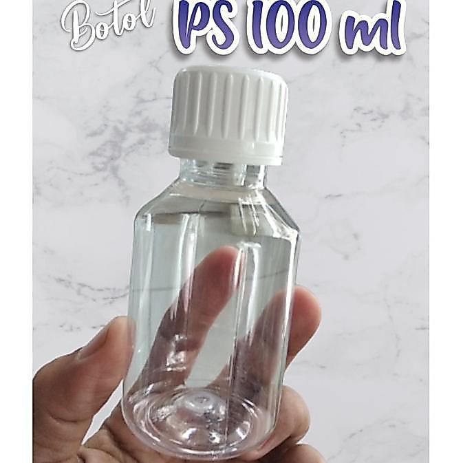 Boto Ps 100 Ml Bening Dan Putih Susu / Botol Untuk Madu - Isi 50 Pcs / Botol