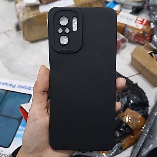 Case Xiaomi Redmi Note 10 / Note 10S Case Softcase Black Matte Case Casing Xiaomi Redmi Note 10 / 10