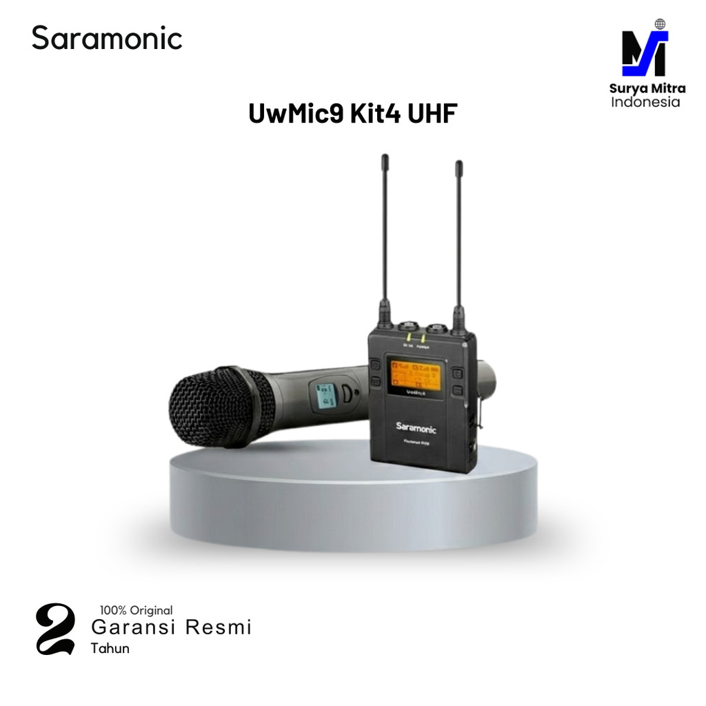 Saramonic Microphone UwMic9 Kit4 UHF Wireless Lavalier Mic