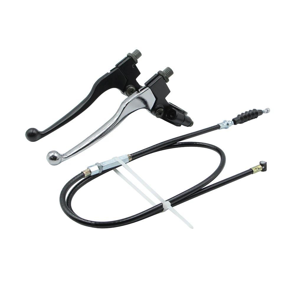 Motorcycle 7/8'' 22mm Left Clut Lever Handlebar 39" Clut Cable For 50cc 70cc 90cc 110 cc 125cc Tao T