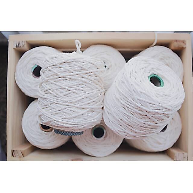 Tali Katun / Benang Macrame / Tali macrame / benang macrame / cutton rope 4mm beige